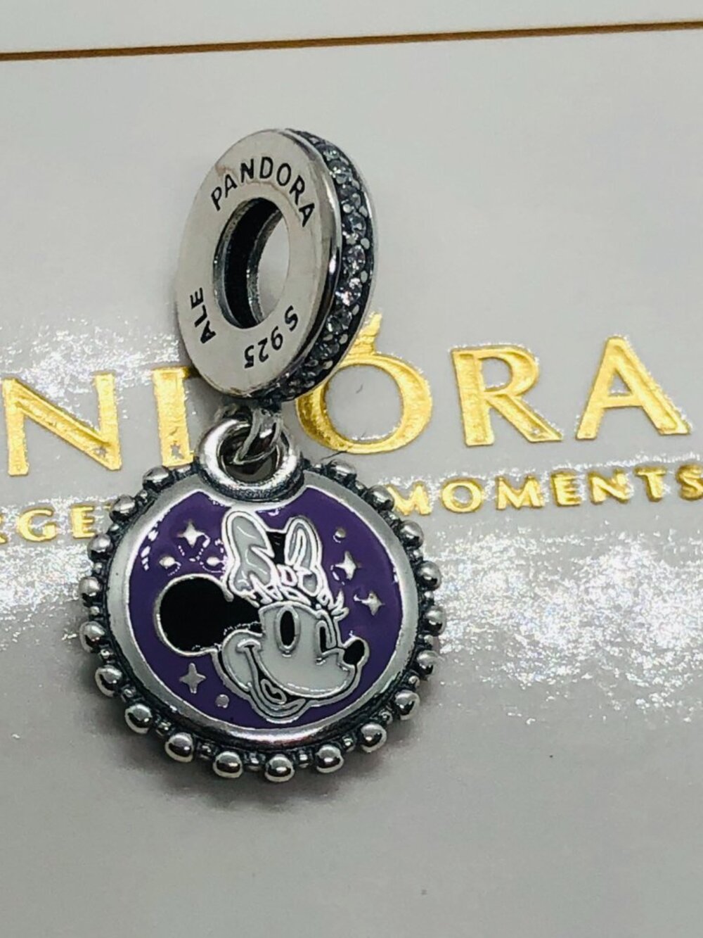 Pandora Disney 100th Anniversary Minnie charm S925 Silver with box